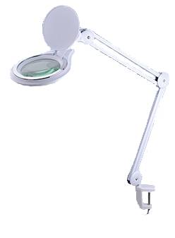 Lampe Loupe LED 5 Dioptries Pied Métal 5 branches - Électrique